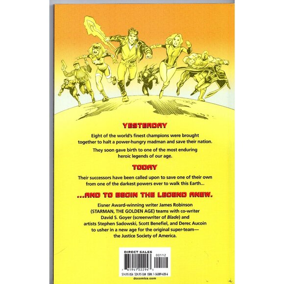 JSA "Justice Be Done" Trade Paperback, ©2000, 144 pages, full color, 2nd print - Picture 6 of 6
